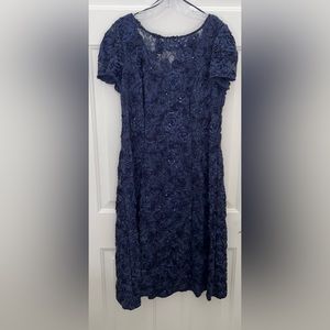 Navy beautiful beaded dress size 12
